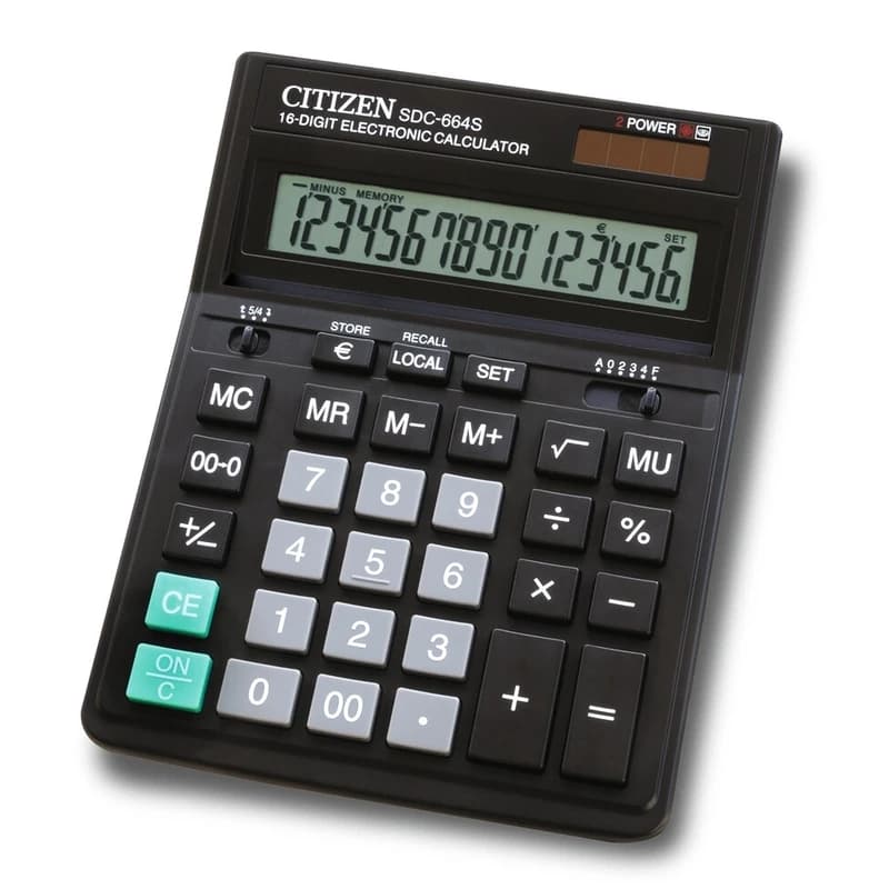 ماشین حساب سیتی زن مدل SDC-664S — تصویر ۳