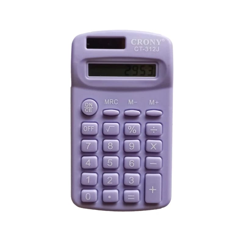 ماشین حساب کرونی مدل CT-312J طرح فانتزی کد 312 — تصویر ۷