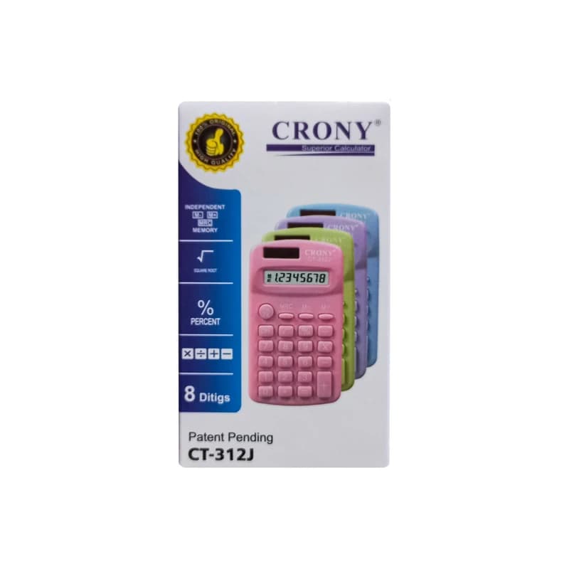 ماشین حساب کرونی مدل CT-312J طرح فانتزی کد 312 — تصویر ۹