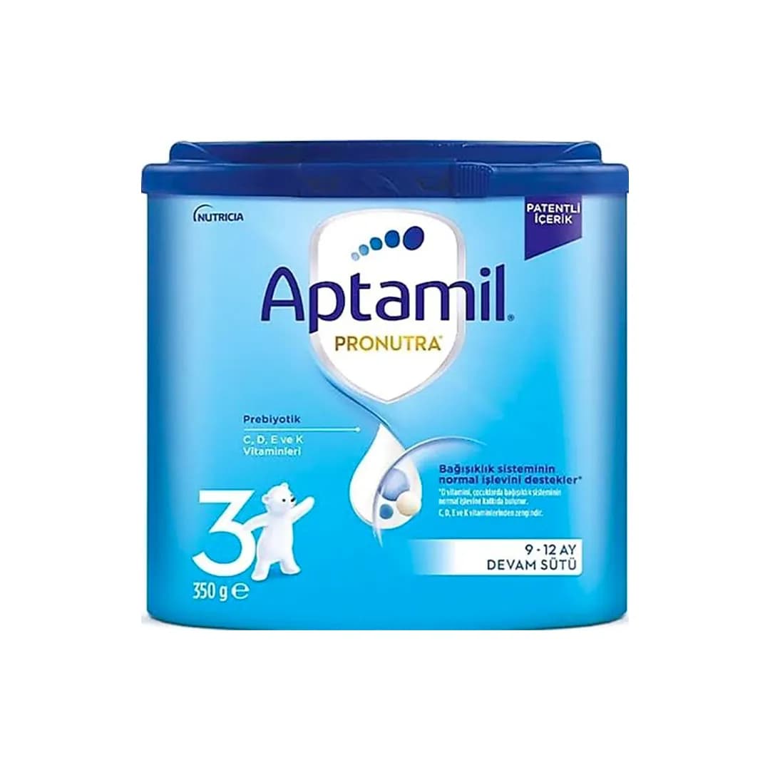 شیر خشک آپتامیل نوتریشیا PRONUTRA شماره 3 حجم 350 گرمی