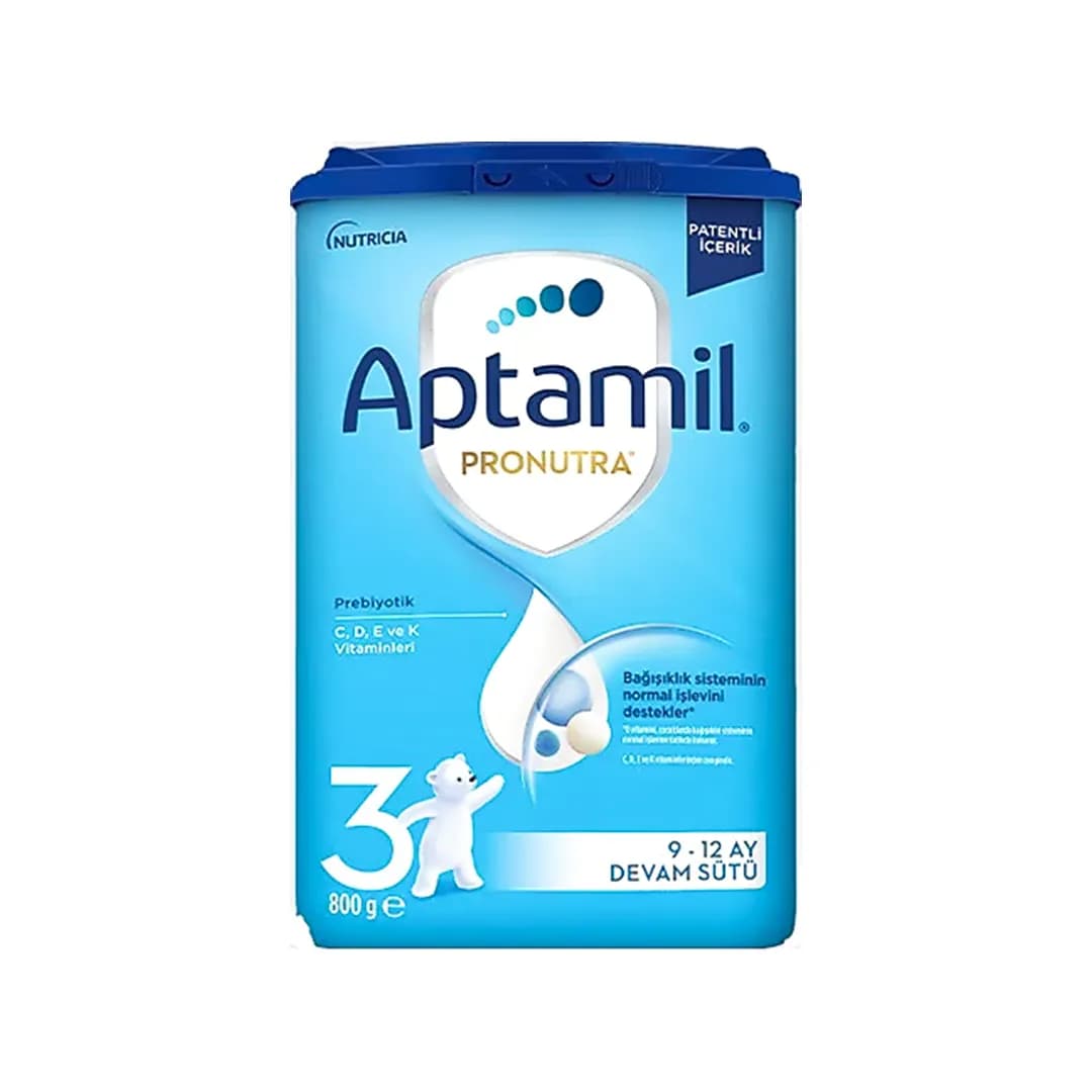 شیر خشک آپتامیل نوتریشیا PRONUTRA شماره 3 حجم 800 گرمی