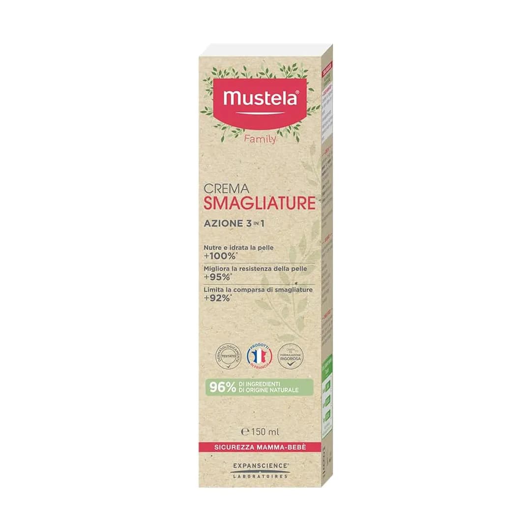 کرم ضد ترک بارداری 3 در 1 موستلا SMAGLIATURE حجم 150 میلی لیتری — تصویر ۷