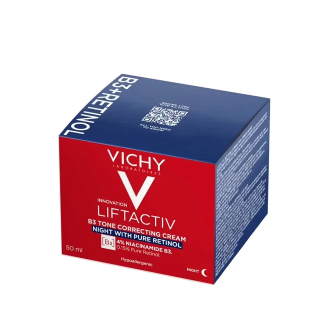 کرم شب رتینول ضد چروک ویشی LIFTACTIV حجم 50 میلی لیتری — تصویر ۵