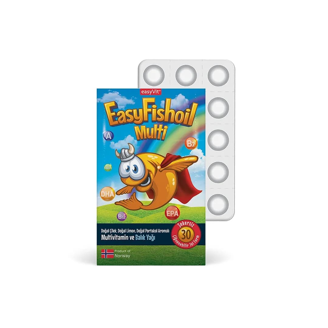 پاستیل جویدنی روغن ماهی EasyFishoil Multi تعداد 30 عددی — تصویر ۷