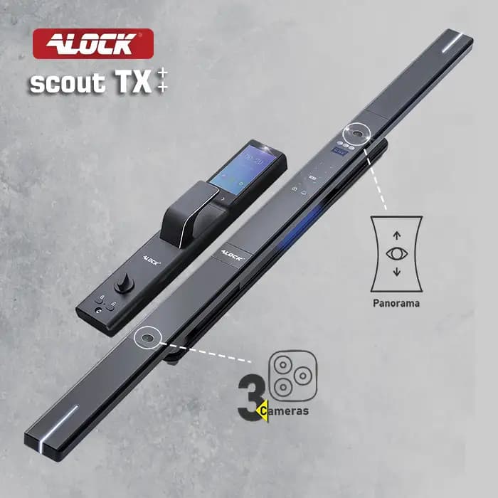 دستگیره فول آپشن سه دوربین ALOCK مدل ++Scout TX