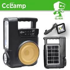 اسپیکر بلوتوثی و چراغ خورشیدی چندکاره CCLAMP مدل CL‑830 — تصویر ۷