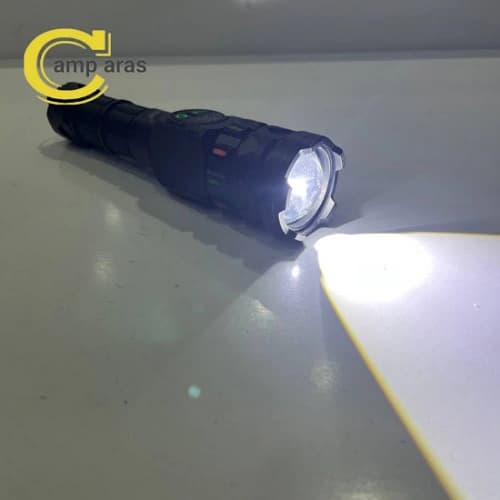 چراغ قوه شارژی زوم دار اسمال سان کد ZY-701 پاوربانکی — تصویر ۶