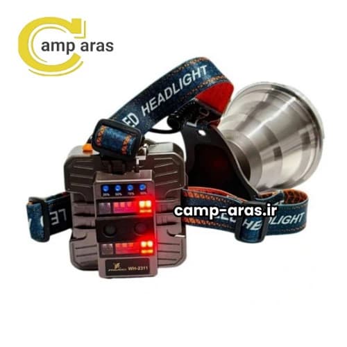 چراغ پیشانی شارژی زینگارو Zingaro WH-2311 فوق حرفه ای — تصویر ۷