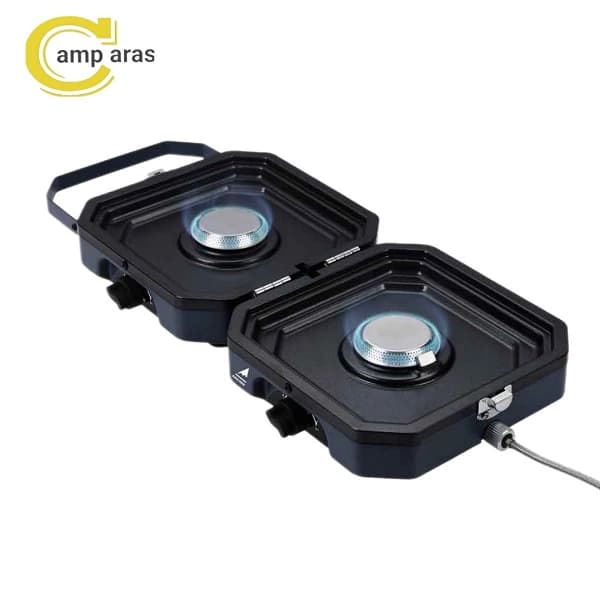 اجاق گاز تاشو کینگ هایک دو شعله مدل HK003 — تصویر ۳