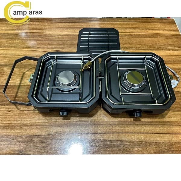 اجاق گاز تاشو کینگ هایک دو شعله مدل HK003 — تصویر ۴