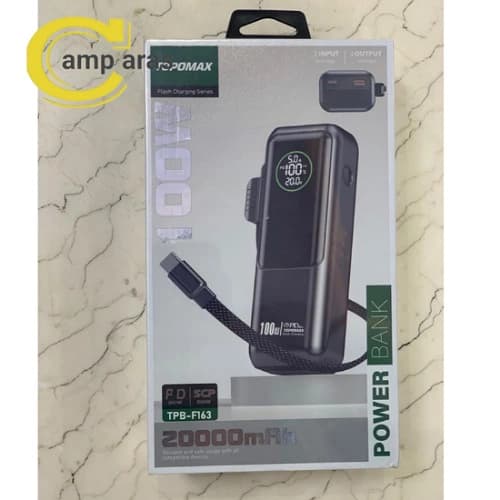 پاوربانک تاپومکس 20 هزار میلی آمپر TPB-163 TOPOMAX — تصویر ۳