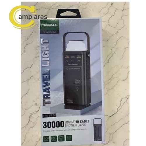 پاوربانک تاپومکس 30 هزار میلی آمپر TPB-F126 TOPOMAX اصل — تصویر ۸