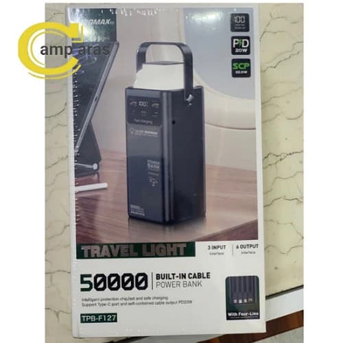پاوربانک تاپومکس 50 هزار میلی آمپر TPB-F127 TOPOMAX اصل — تصویر ۷