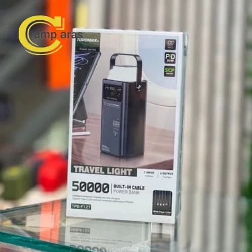 پاوربانک تاپومکس 50 هزار میلی آمپر TPB-F127 TOPOMAX اصل — تصویر ۱۲
