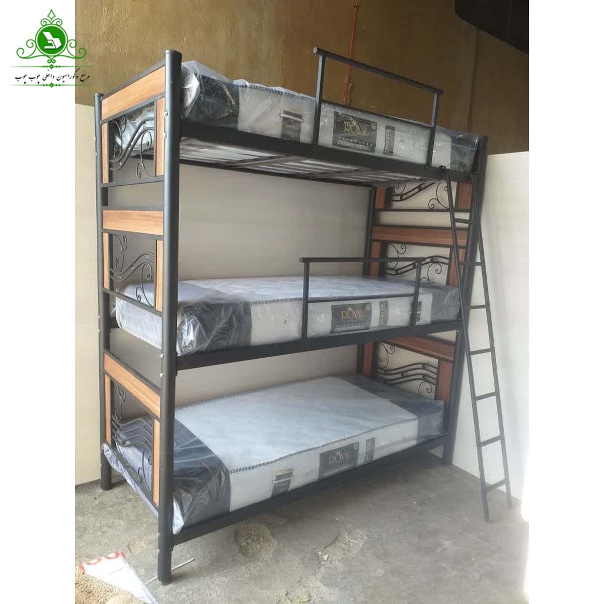 تخت خواب سه طبقه مدل ملودی — تصویر ۵