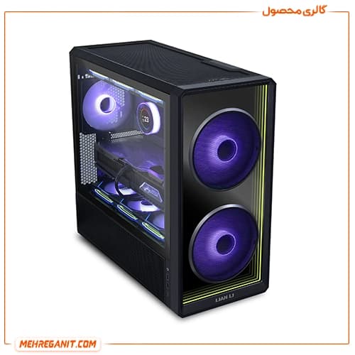 کیس گیمینگ لیان لی مدل Lian Li Lancool 217 INF مشکی — تصویر ۳