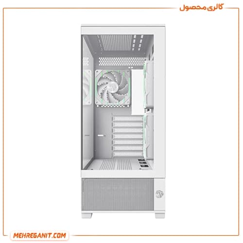 کیس گیمینگ گیم مکس مدل GameMax Vista 2 AW سفید — تصویر ۵