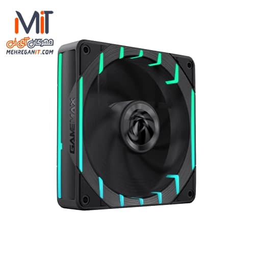 فن کیس گیم مکس مدل TORNADO T12-R مشکی — تصویر ۲