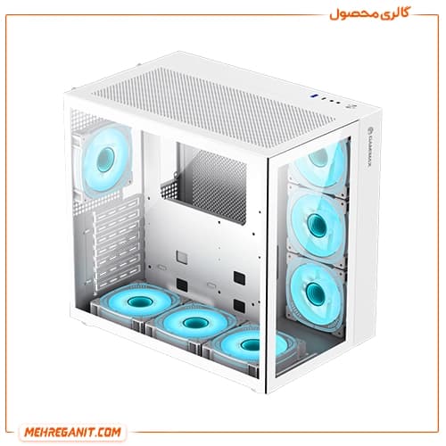 کیس گیمینگ گیم مکس مدل GameMax Infinity WH سفید — تصویر ۳