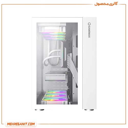 کیس گیمینگ گیم مکس مدل GameMax Infinity WH سفید — تصویر ۶