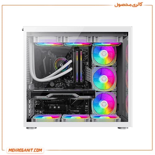 کیس گیمینگ گیم مکس مدل GameMax Infinity WH سفید — تصویر ۹