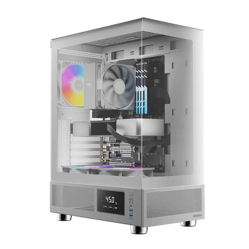 کیس کامپیوتر گیم دیاس مدل Gamdias Atlas E1 White — تصویر ۷