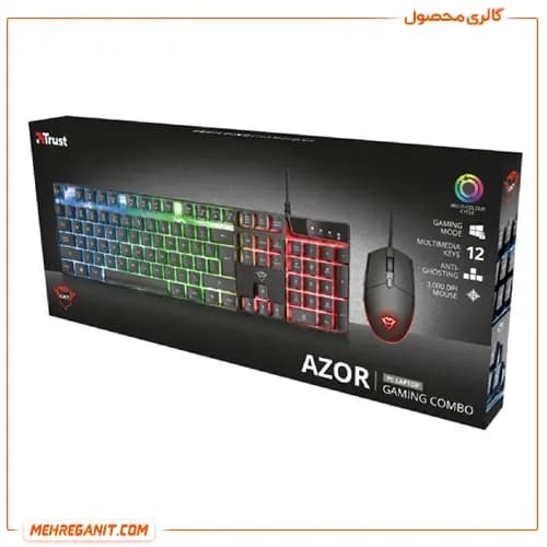 ست کیبورد و ماوس سیمی تراست GXT 838 Azor combo — تصویر ۴