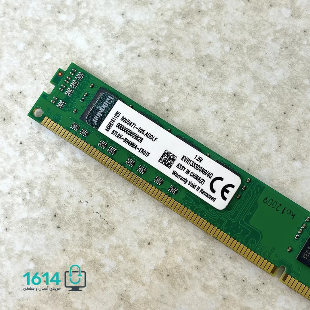رم کامپیوتر کارکرده Kingston 4GB DDR3 1333 — تصویر ۶