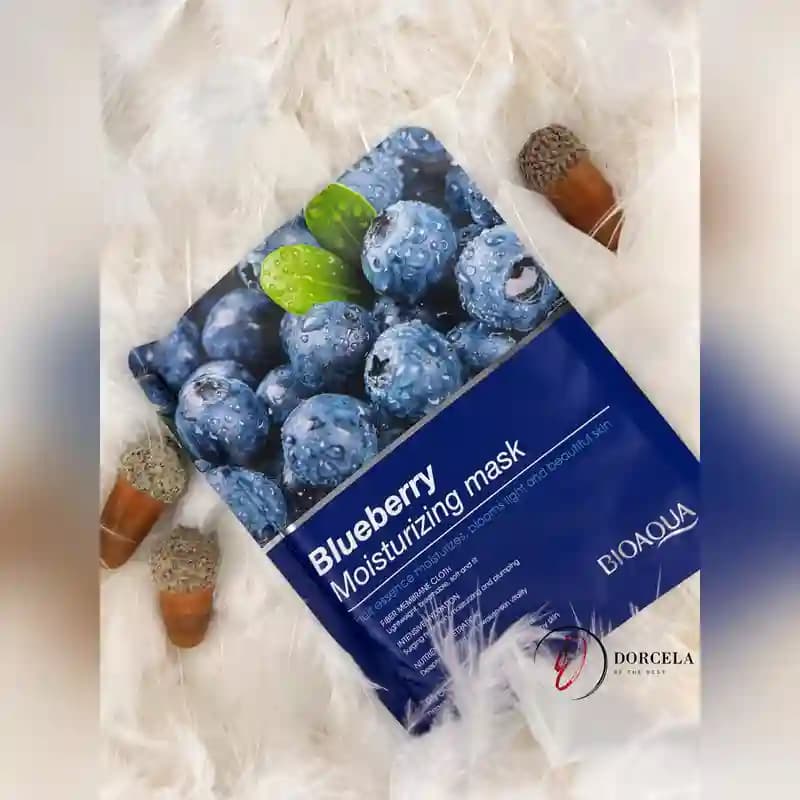 ماسک ورقه ای صورت بیوآکوا BioAqua مدل Blueberry — تصویر ۹