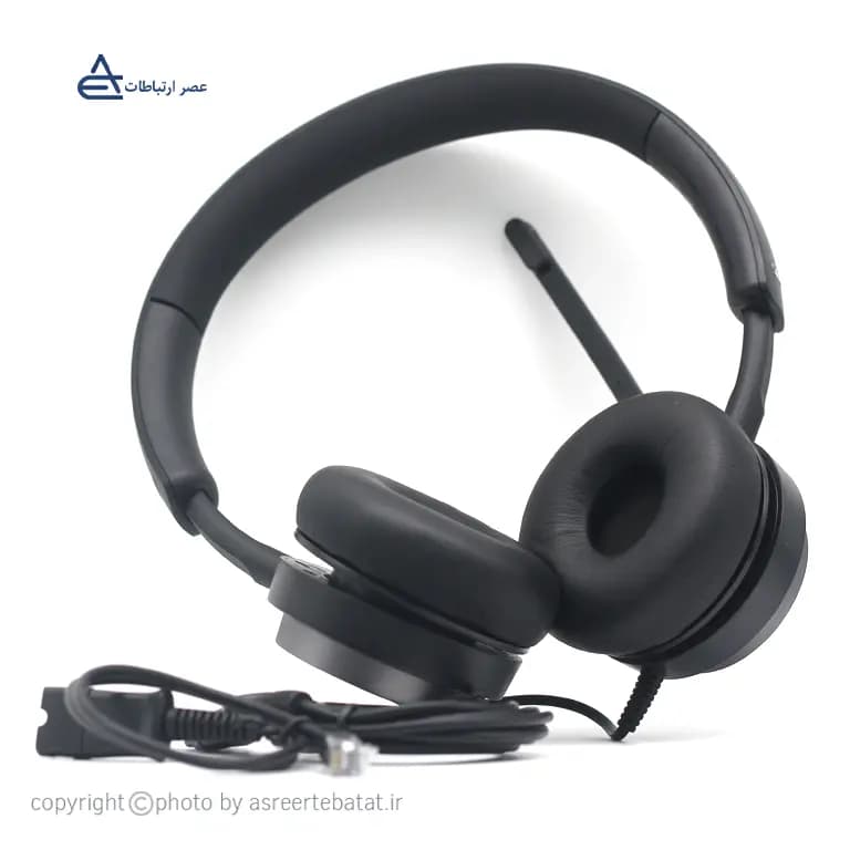 هدست تلفن استریو با سیم A310D اسنوم — تصویر ۲