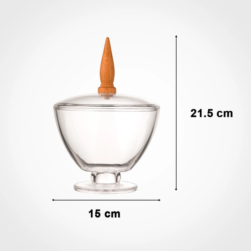 شکلات خوری پایه دار اکرولیک لیمون کد 2480 — تصویر ۱۱