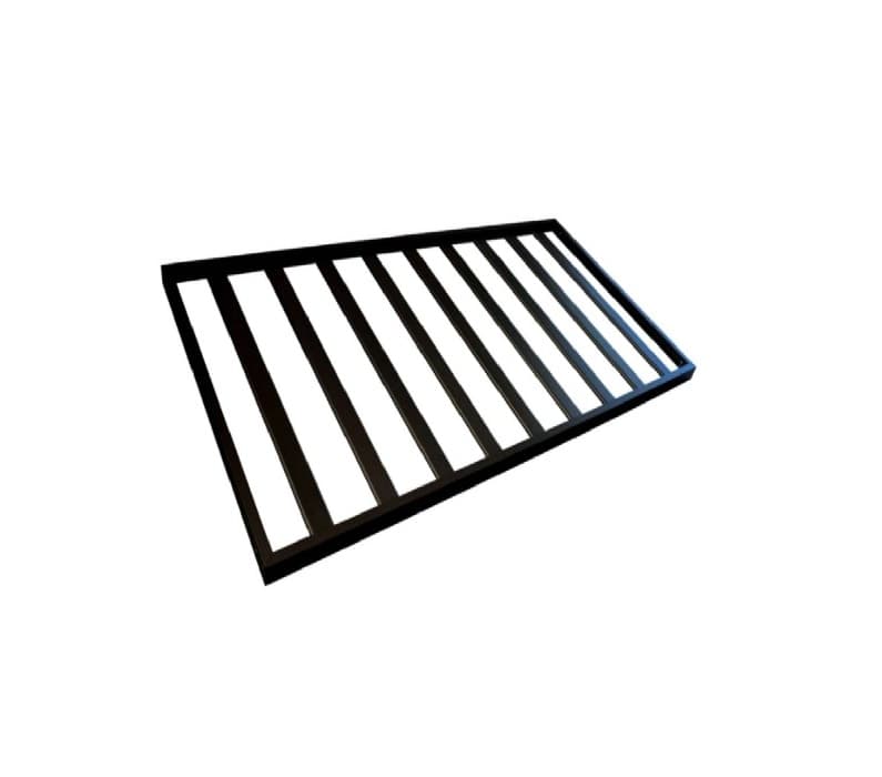 شلف LED آلومینیومی نگهدارنده بطری رنگ مشکی فانتونی سایز 90 سانتیمتر کد G222