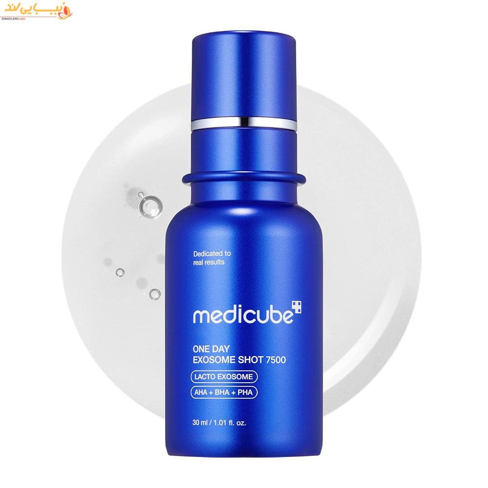 سرم لایه بردار اگزوزوم شات 7500 مدی کیوب Medicube One Day — تصویر ۲