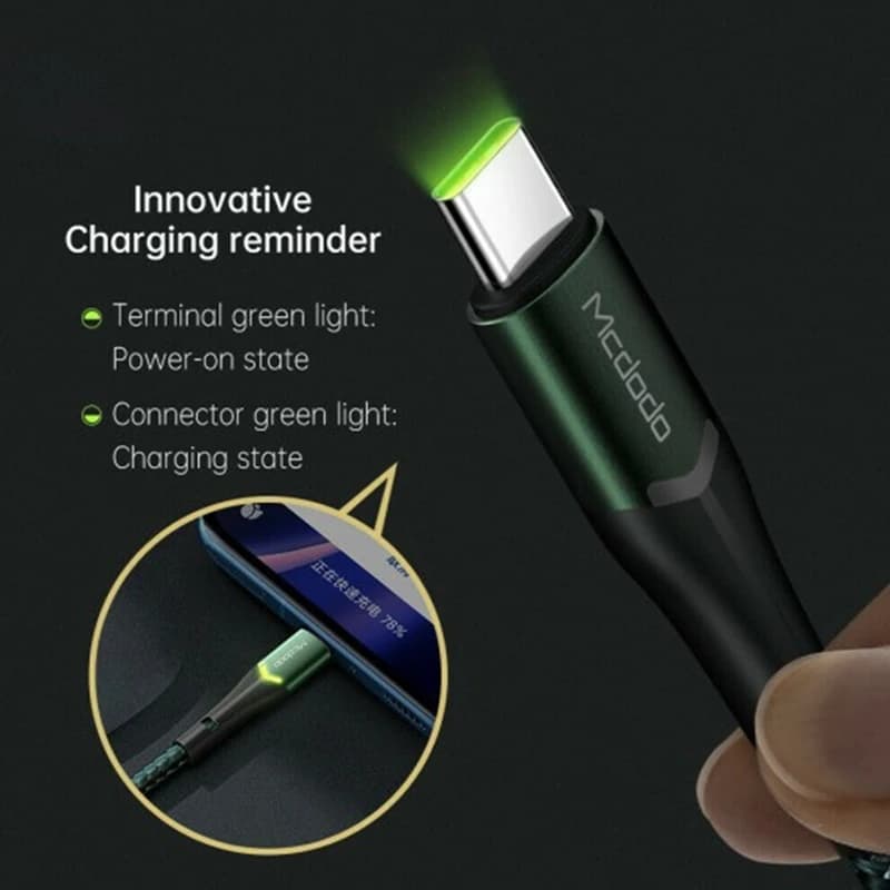 کابل تبدیل USB به USB-C مک دودو مدل CA-7963 طول 1.5 متر — تصویر ۶