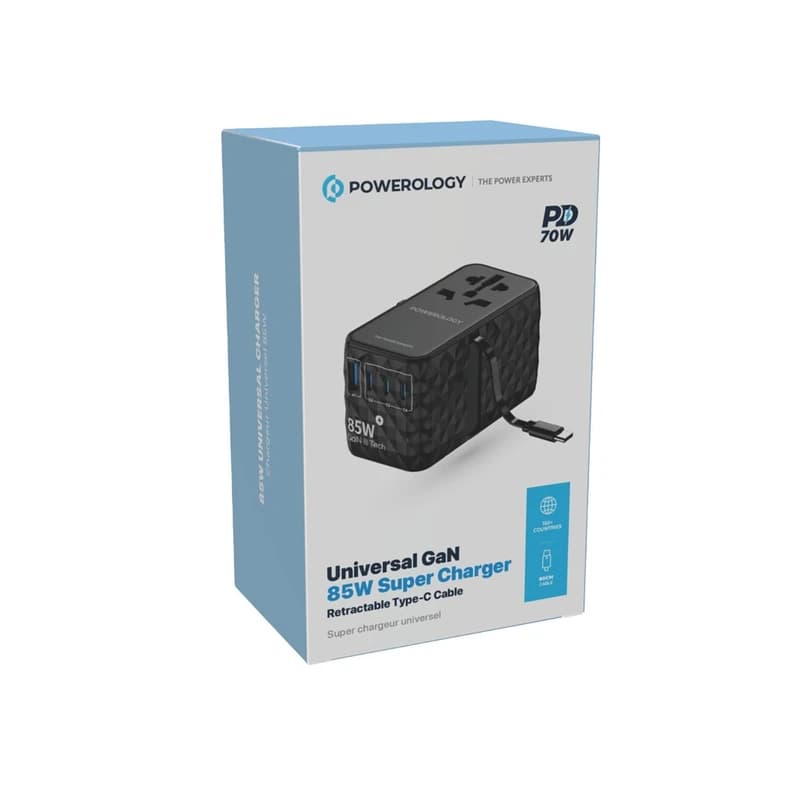 شارژر دیواری یونیورسال 85 واتی پاورولوژی مدل PWCUQC026 — تصویر ۷