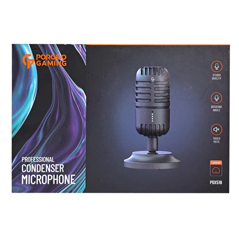 میکروفون گیمینگ پرودو مدل Porodo PDX518-BK — تصویر ۵