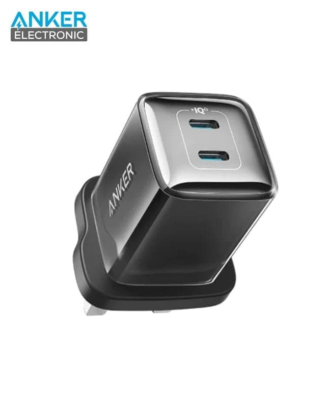 شارژر دیواری 40 وات انکر Anker 521 Charger Nano Pro A2038K11 + مبدل پریز (هدیه) — تصویر ۴