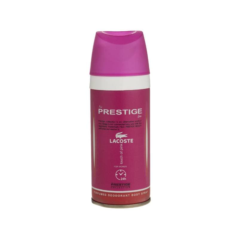 اسپری خوشبو کننده بدن زنانه پرستیژ مدل Lacoste Touch of Pink حجم 150 میلی لیتر — تصویر ۲