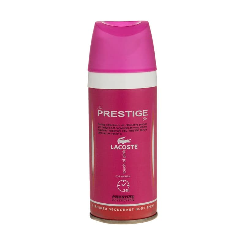 اسپری خوشبو کننده بدن زنانه پرستیژ مدل Lacoste Touch of Pink حجم 150 میلی لیتر — تصویر ۷