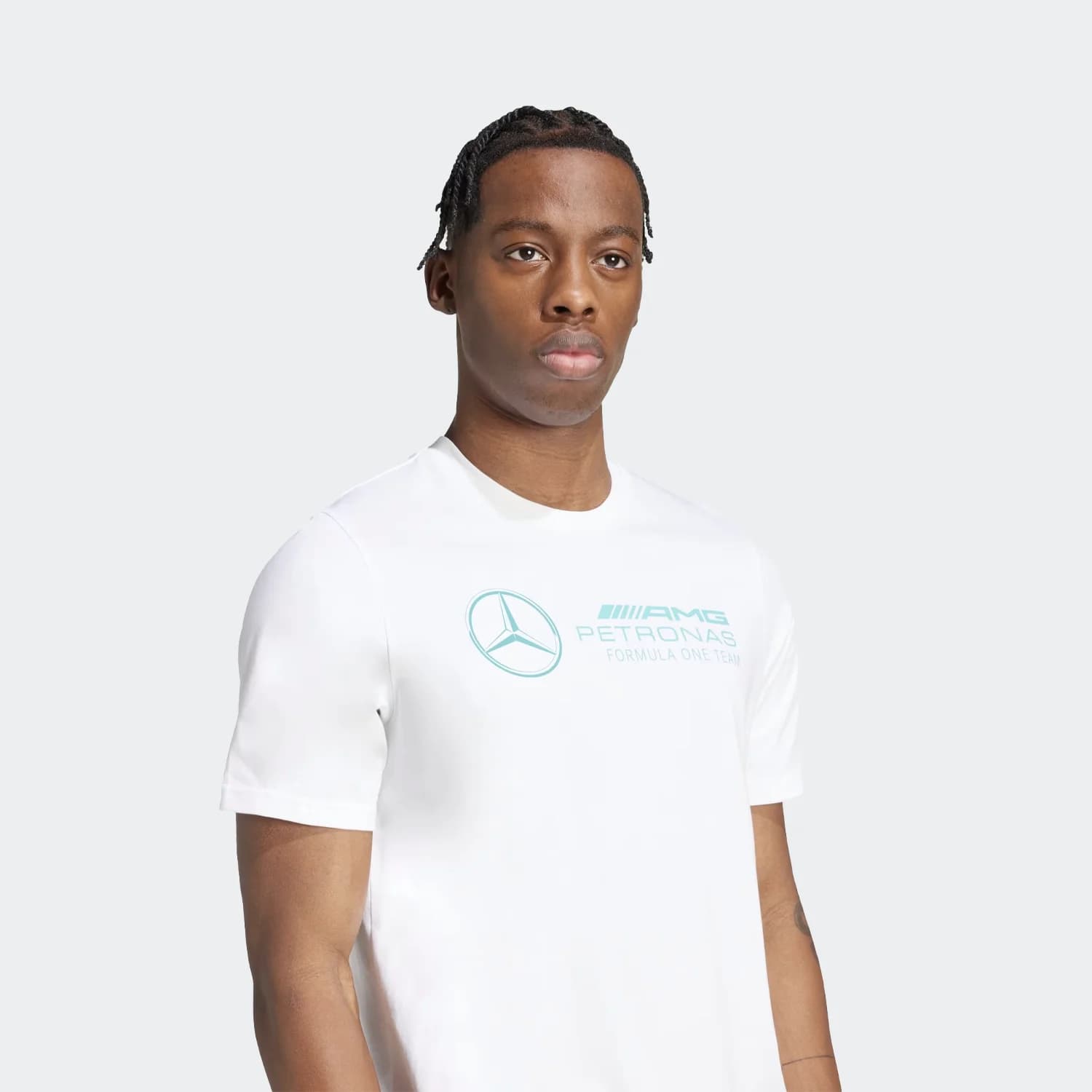 تیشرت مردانه آدیداس مدل Mercedes – AMG Petronas Formula One Team DNA Graphic Tee — تصویر ۴