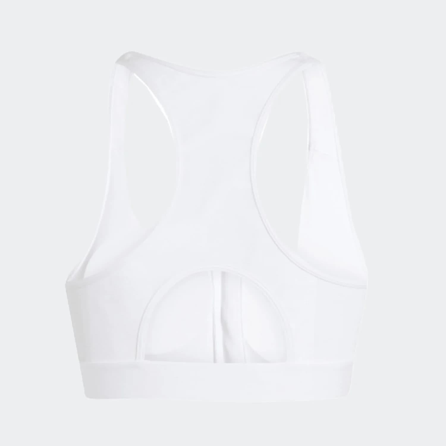 نیم تنه زنانه آدیداس مدل Powerreact medium support sports bra with zipper detail — تصویر ۵