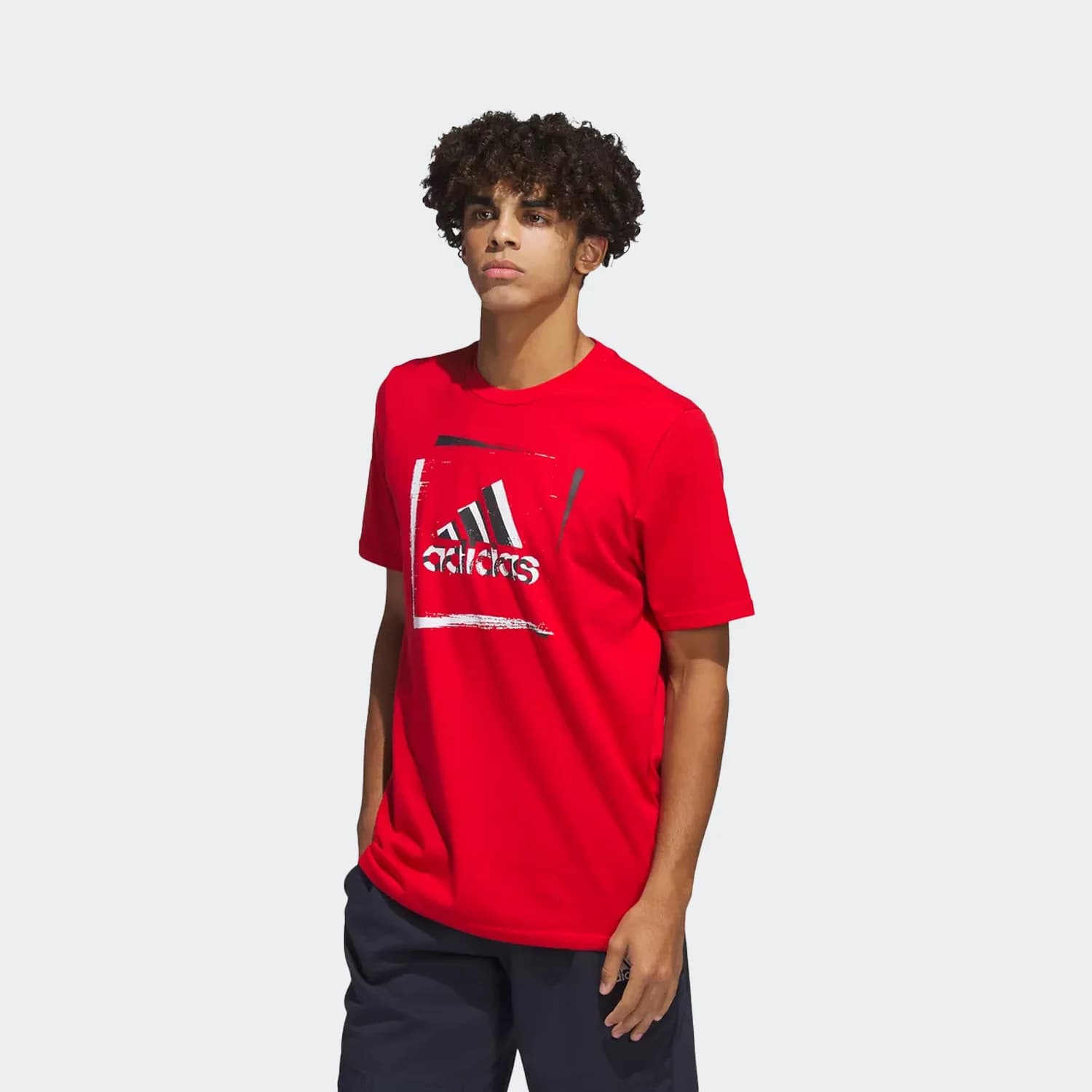 تیشرت مردانه آدایدس مدل Two-Tone Stencil Short Sleeve Graphic Tee — تصویر ۳