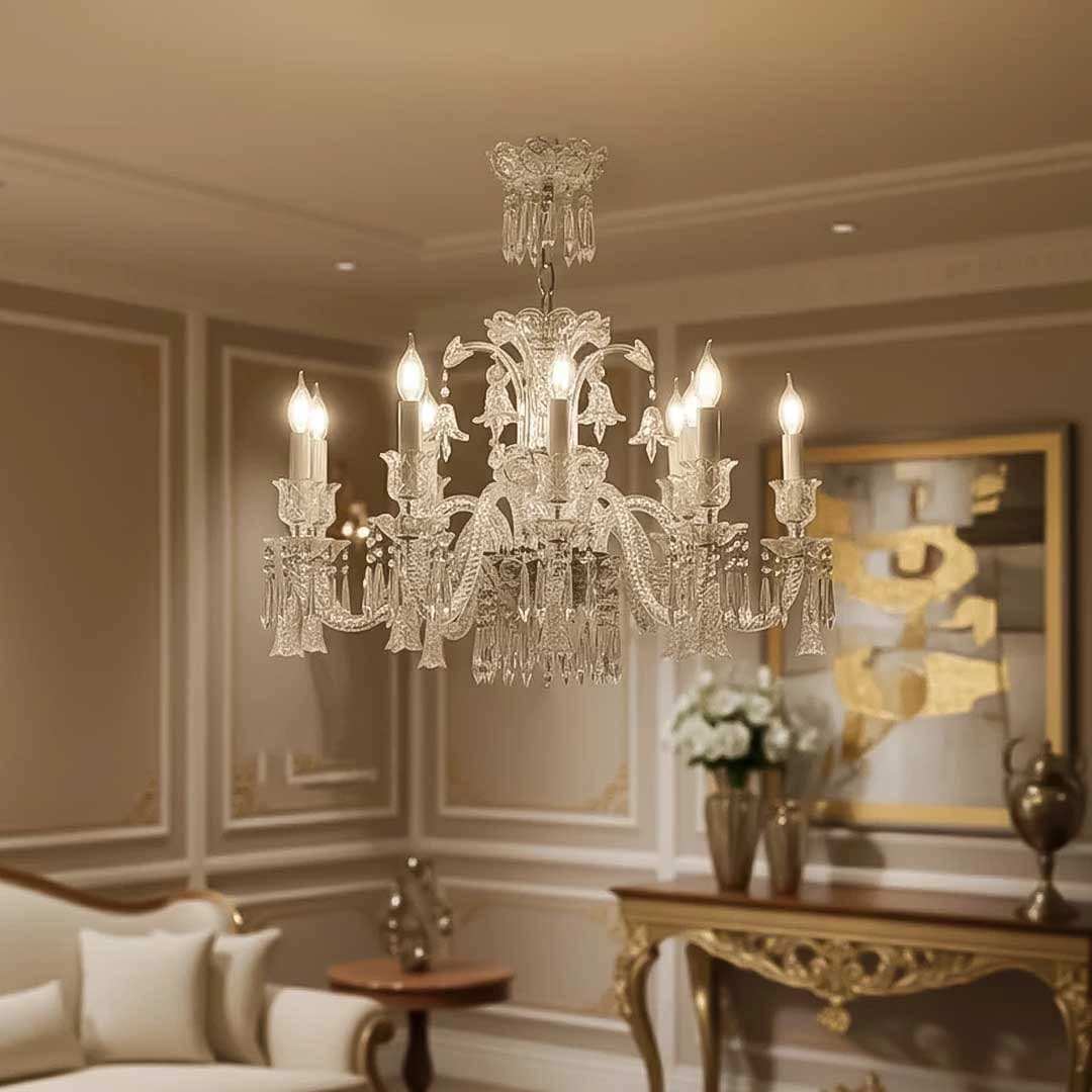 لوستر باکارات رز وارداتی 12 شاخه