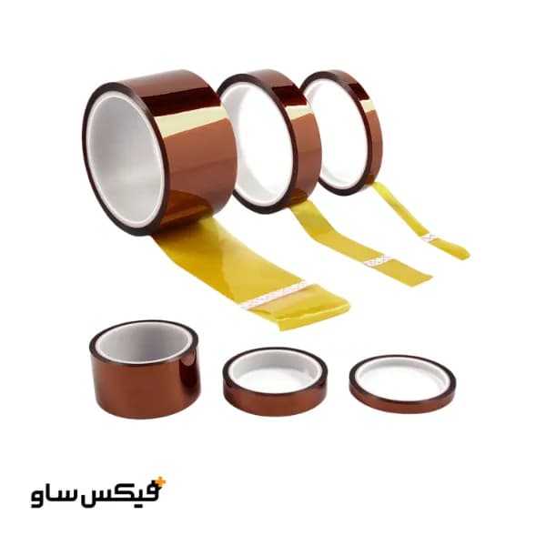 چسب نسوز کاپتون طلایی عرض 15 میلیمتر — تصویر ۶