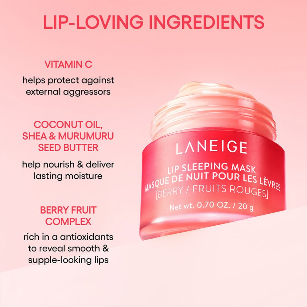 ست 3 تایی مراقبت از لب مدل Berry Sweet لانیژ LANEIGE Berry Sweet Lip Treatment Minis Trio Set — تصویر ۶