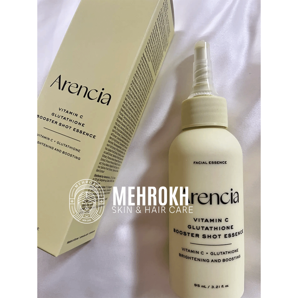 اسنس ویتامین سی و گلوتاتیون آرنسیا ضد لک، روشن کننده و تقویت سد دفاعی پوست Arencia Vitamin C Glutathione Booster Shot Essence — تصویر ۱۱