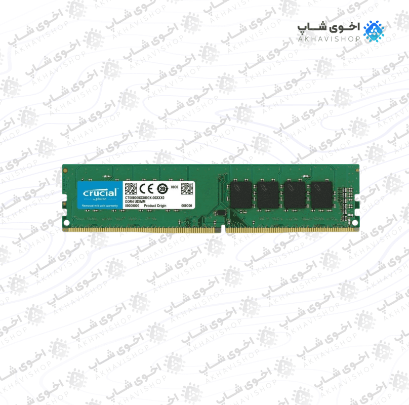 رم دسکتاپ DDR4 تک کاناله 2400 مگاهرتز CL17 کروشیال ظرفیت 16 گیگابایت — تصویر ۲