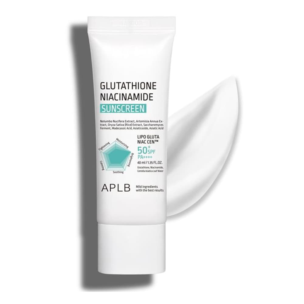کرم ضد آفتاب گلوتاتیون و نیاسینامید APLB ضد لک و روشن کننده پوست APLB Glutathione Niacinamide Sunscreen — تصویر ۲