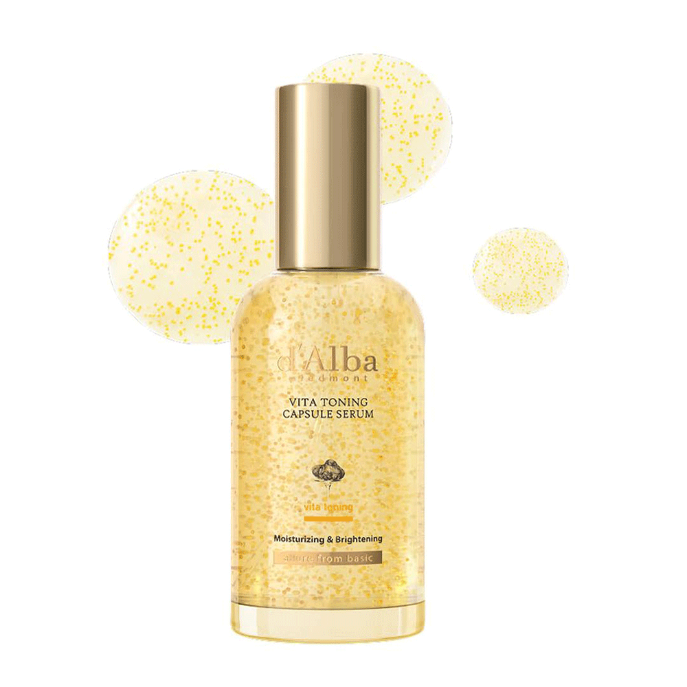 سرم کپسولی ویتا تونینگ د البا مرطوب کننده و روشن کننده پوست D’Alba Vita Toning Capsule Serum — تصویر ۱۰