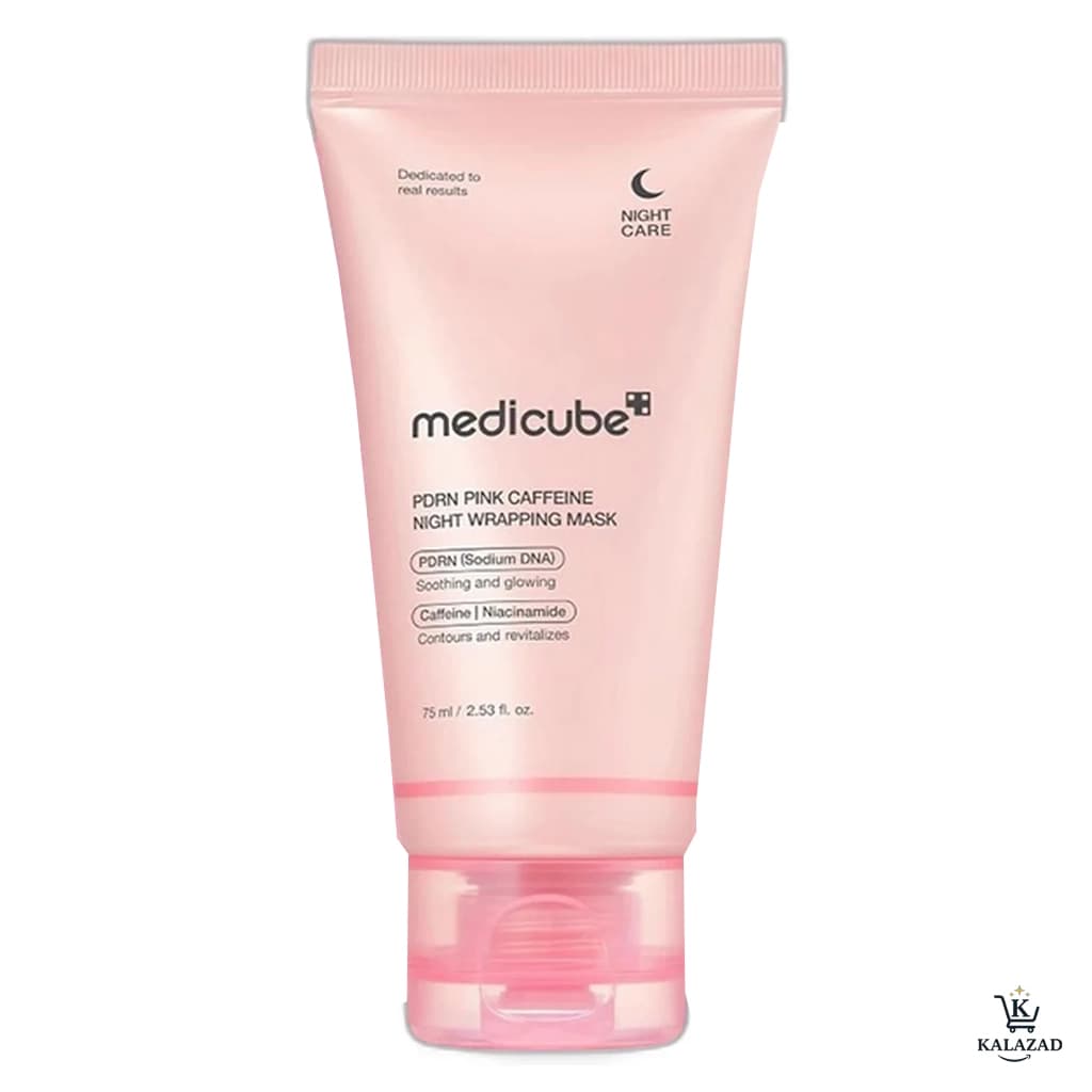ماسک شب کافئین و PDRN مدی کیوب ترمیم کننده و جوانساز پوست Medicube Pdrn Pink Caffeine Night Wrapping Mask — تصویر ۱۰